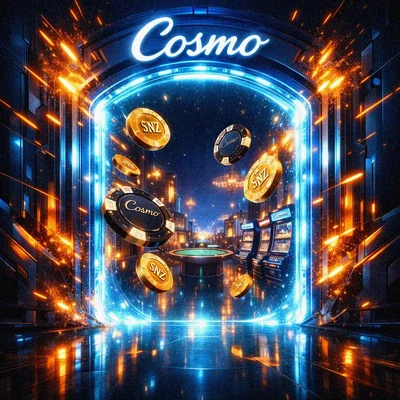 Glowing digital portal opening to a premium casino